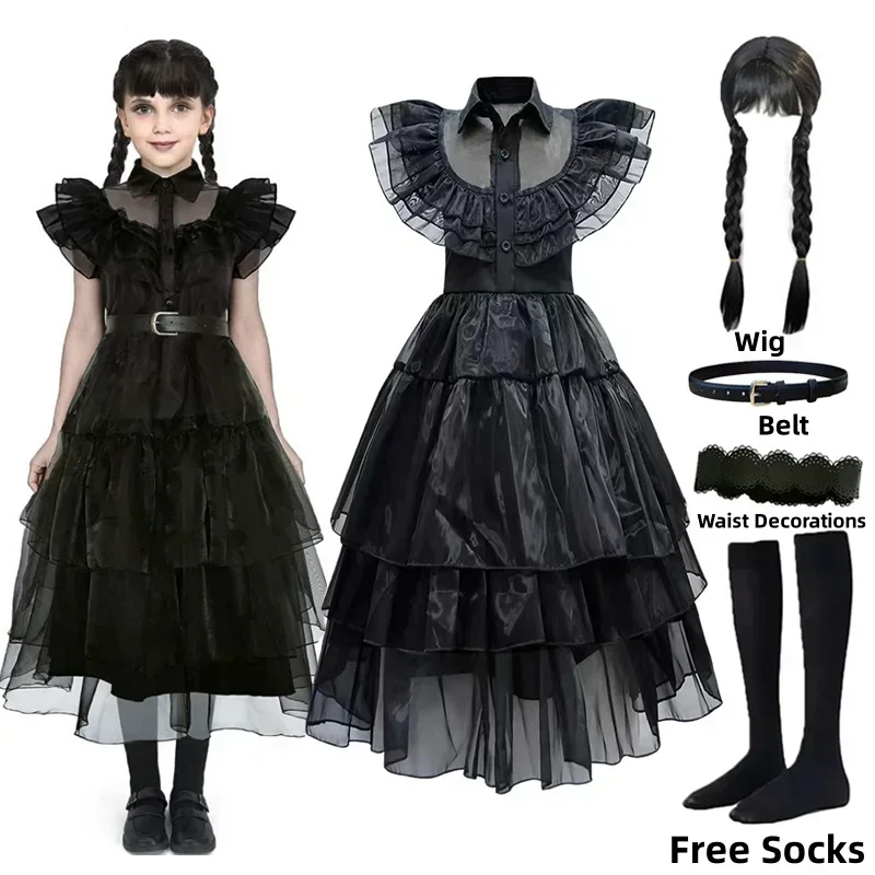 Women'S Clothing And Accessories - Black Witch Princess Dress for Girls