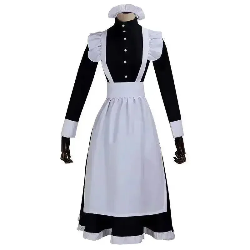 Women'S Vacation Accessories - 2025 Halloween Women Maid Outfit Long