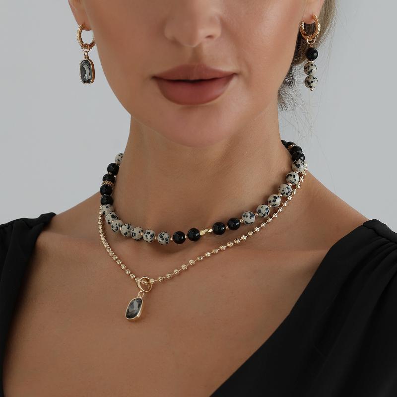 Vintage Double Layer Necklace  - đánh giá và giá Layered Necklace Set