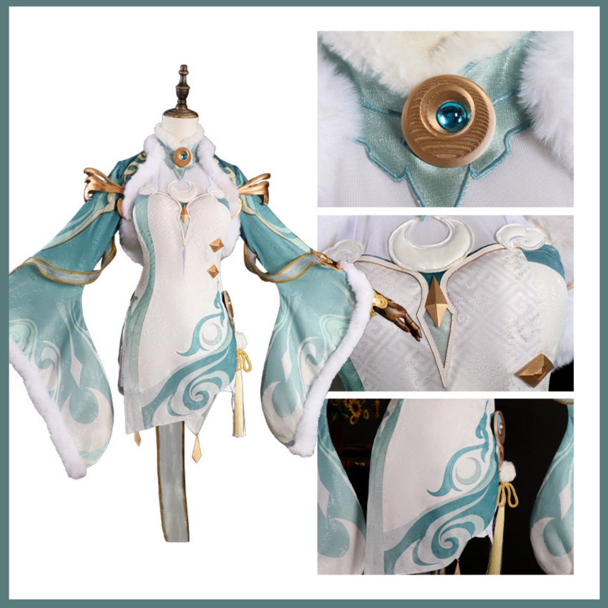 Game Zibai Cosplay Costume Gre - đánh giá và giá Women'S Clothing And Accessories