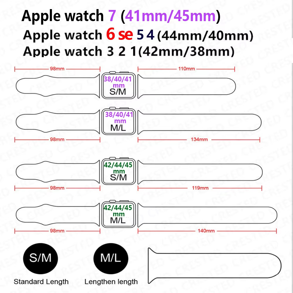 Silicone band For Apple Watch  - đánh giá và giá Women Accessories Website