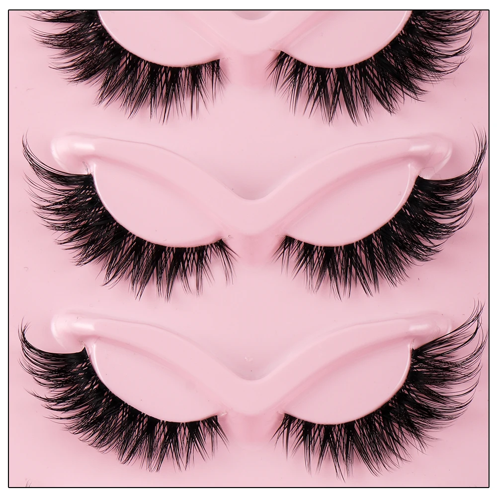 Cat Eye 5 Pairs 3D Natural Fal - đánh giá và giá Women Accessories Clearance
