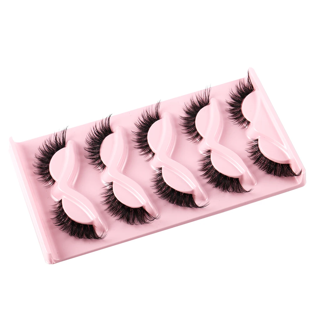 Cat Eye 5 Pairs 3D Natural Fal - đánh giá và giá Women Accessories Clearance