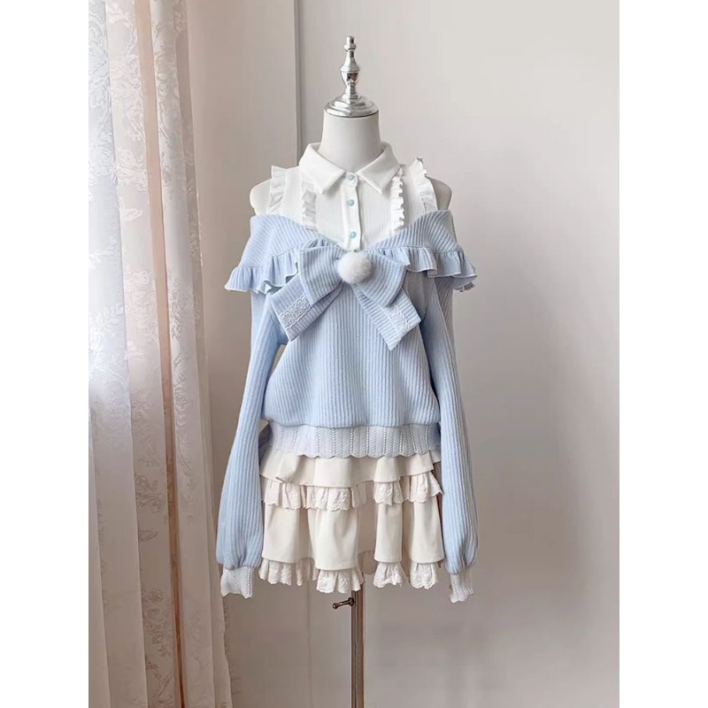 Kawaii Soft Girl Lolita 2 Piec - đánh giá và giá Layered Necklace Set