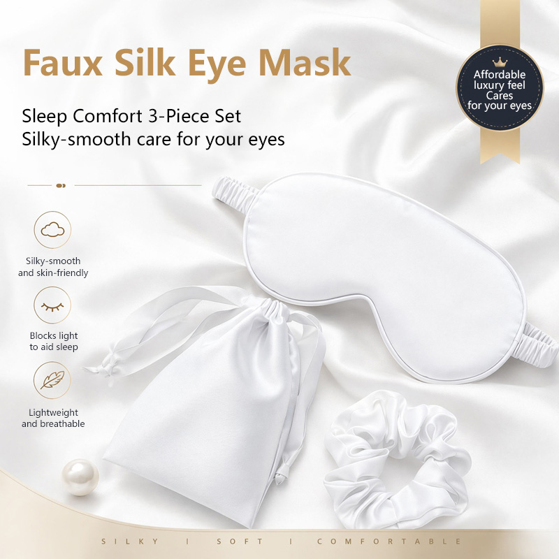 Silk Eye Mask 3Pcs Set Light B - đánh giá và giá Women'S Accessories For Suit