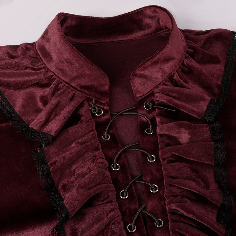 Men's victorian shirt Velvet R - đánh giá và giá Layered Necklace Set