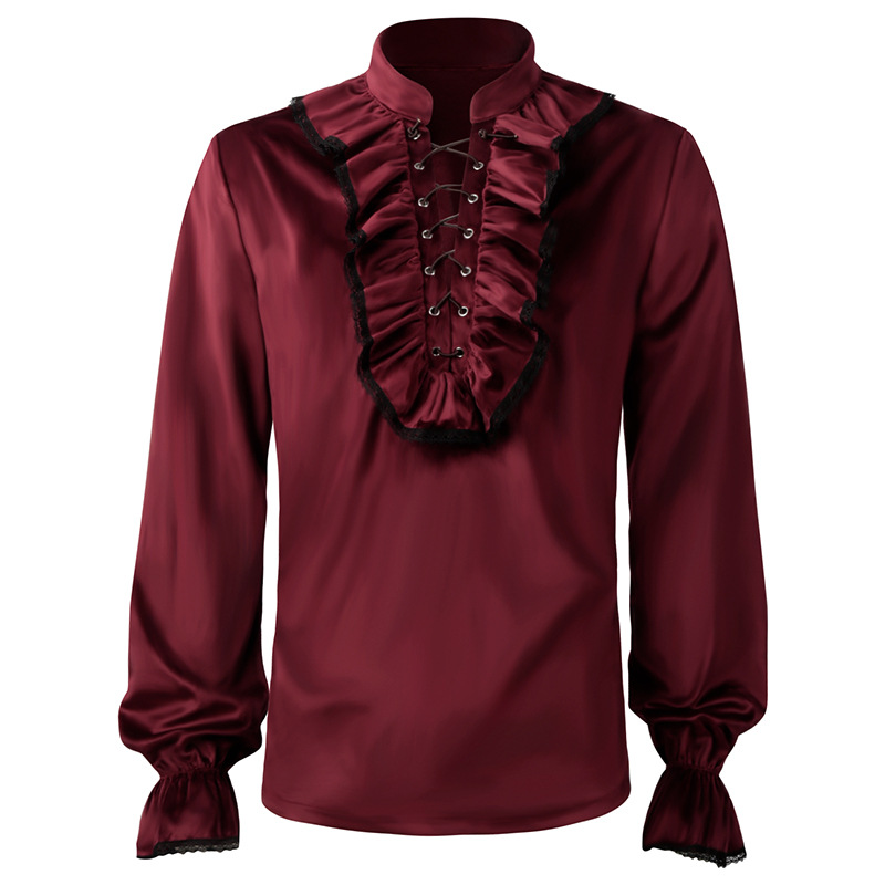 Men's victorian shirt Velvet R - đánh giá và giá Layered Necklace Set