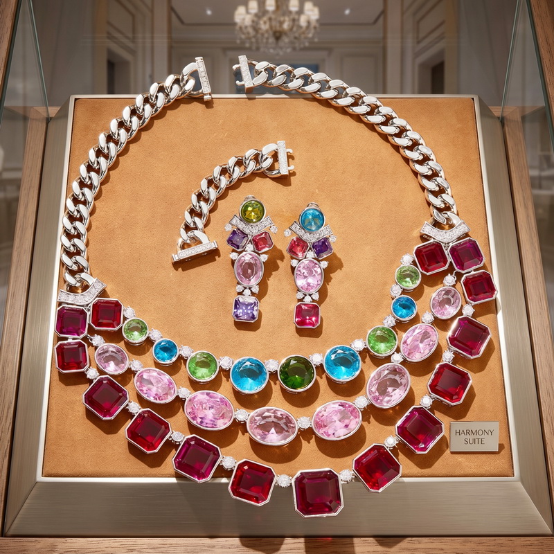Europe America Style Earrings  - đánh giá và giá Layered Necklace Set