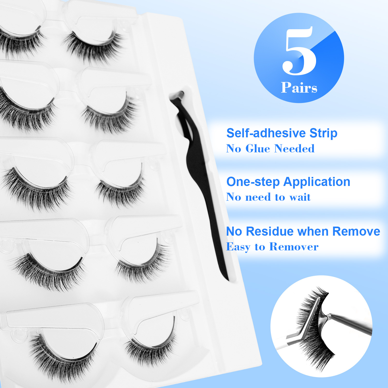 5 Pairs Glue-free Self-adhesiv - đánh giá và giá Women Accessories Clearance